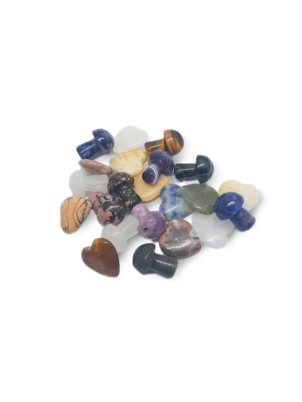 Happines Mix - Edelsteen Mix met Hartjes & Paddenstoelen