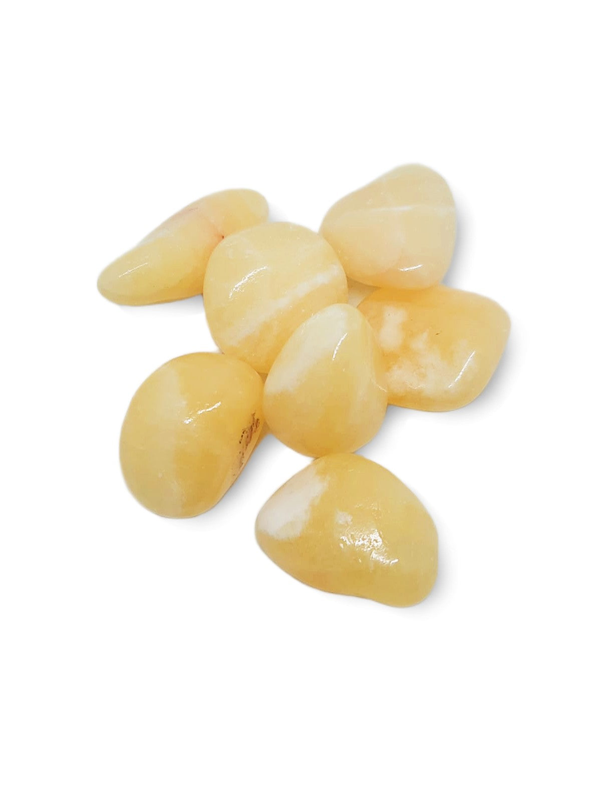 Gele Calciet - Trommelsteen