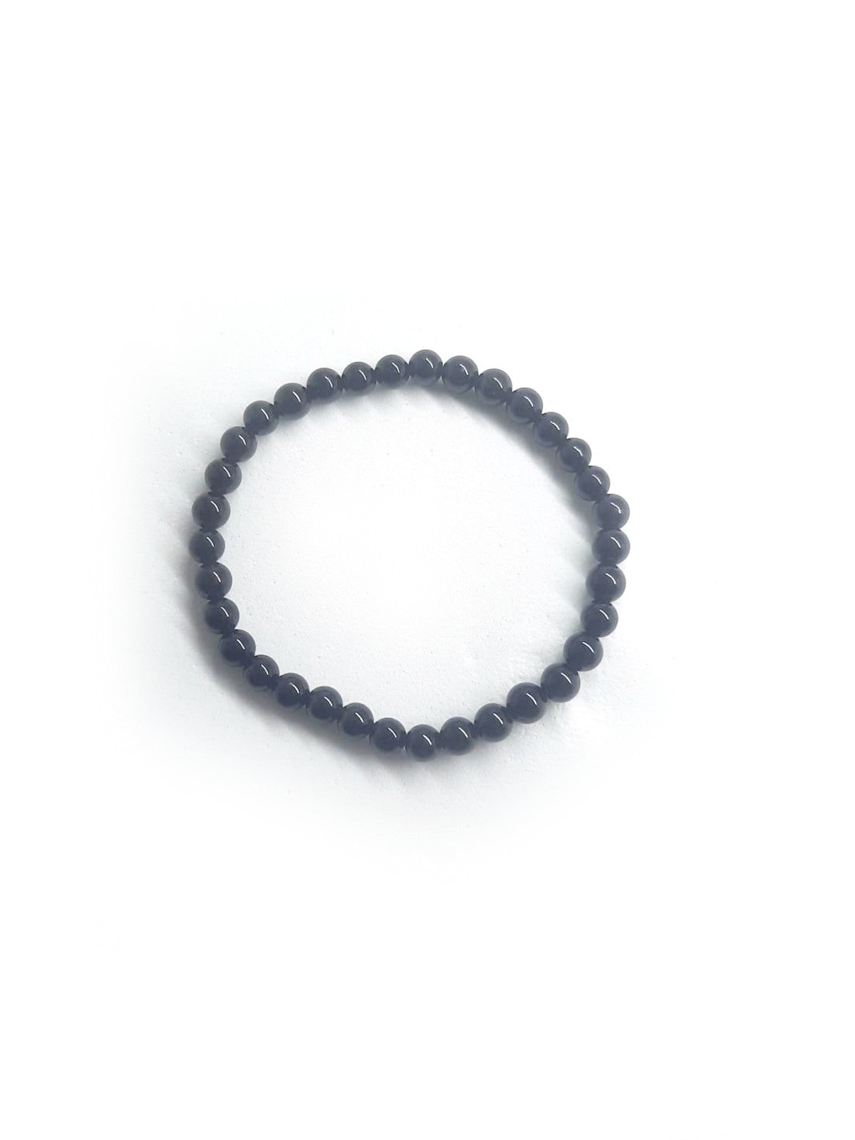 Zwarte Toermalijn Kinderarmband 4 mm